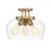 Savoy House Octave 3-Light Ceiling Light, Warm Brass - 6-4035-3-322