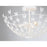 Savoy House Birch 3-Light Ceiling Light, Bisque White