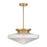 Savoy House Norwich 1Lt Convertible Pendant, Warm Brass - 6-4464-1-322