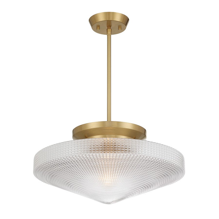 Savoy House Norwich 1Lt Convertible Pendant, Warm Brass