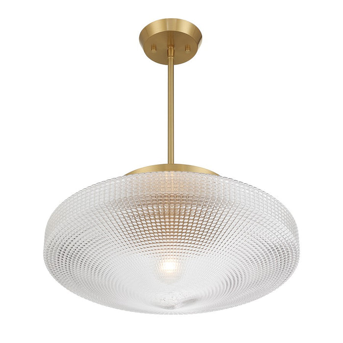 Savoy House Norwich 1Lt Convertible Pendant, Warm Brass