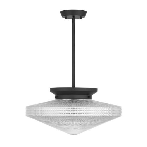 Savoy House Norwich 1Lt Convertible Pendant, Matte Black