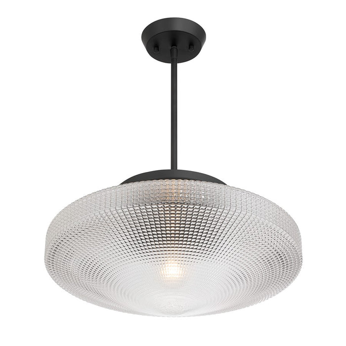 Savoy House Norwich 1Lt Convertible Pendant, Matte Black