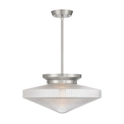 Savoy House Norwich 1Lt Convertible Pendant, Satin, Satin Nickel - 6-4464-1-SN