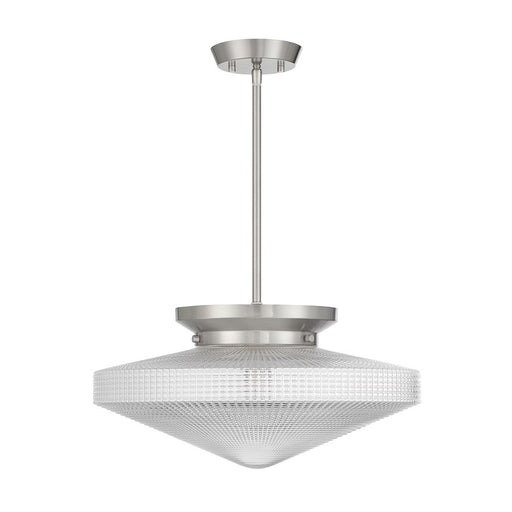 Savoy House Norwich 1Lt Convertible Pendant, Satin, Satin Nickel