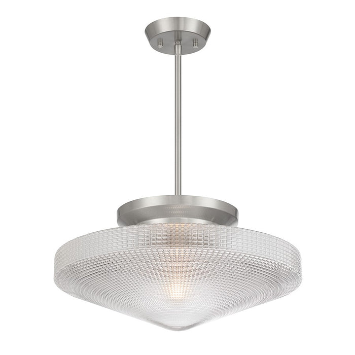 Savoy House Norwich 1Lt Convertible Pendant, Satin, Satin Nickel
