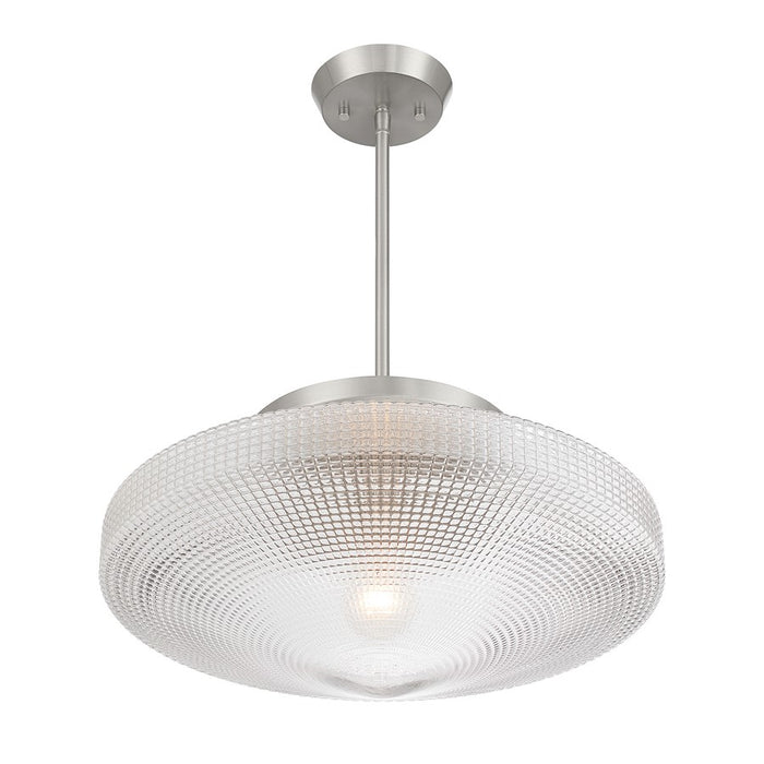 Savoy House Norwich 1Lt Convertible Pendant, Satin, Satin Nickel