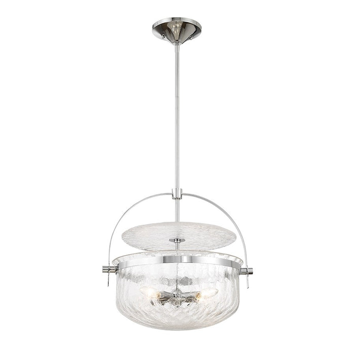 Savoy House Denmar 4Lt Convertible Semi-Flush/Pendant, Chrome