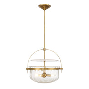 Savoy House Denmar 4Lt Convertible Semi-Flush/Pendant, Brass - 6-4723-4-322