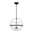 Savoy House Denmar 4Lt Convertible Semi-Flush/Pendant, Black - 6-4723-4-89