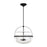 Savoy House Denmar 4Lt Convertible Semi-Flush/Pendant, Black