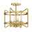 Savoy House Kent 4-Light Ceiling Light, Warm Brass