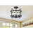 Savoy House Kent 4-Light Ceiling Light, Matte Black