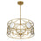Savoy House Balfour 5Lt Convert Semi-Flush/Pendant, Brass/Water