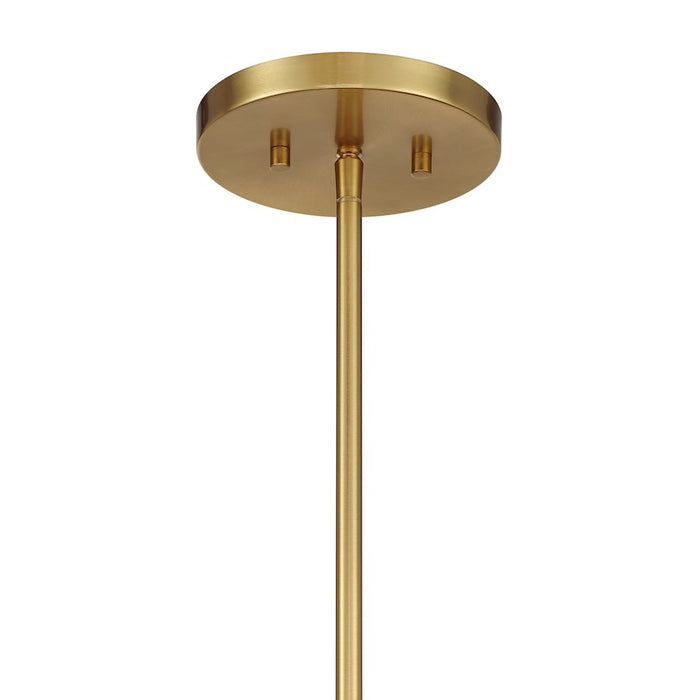 Savoy House Balfour 5Lt Convert Semi-Flush/Pendant, Brass/Water