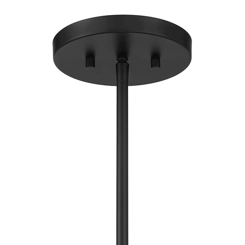 Savoy House Balfour 5Lt Convert Semi-Flush/Pendant, Black/Water