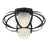 Savoy House Idlewild 1-Light Ceiling Light, Matte Black