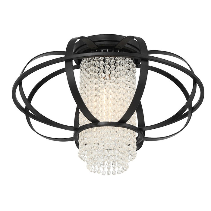 Savoy House Idlewild 1-Light Ceiling Light, Matte Black