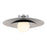 Savoy House Sherrer 1 Light Semi-Flush, Chrome/White Opal