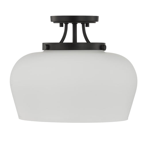 Savoy House Essentials Octave 3 Lt Semi-Flush, Satin Nickel