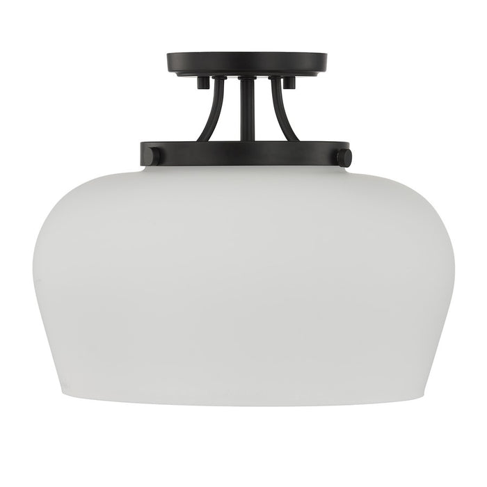 Savoy House Essentials Octave 3 Lt Semi-Flush, Satin Nickel