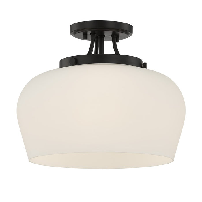 Savoy House Essentials Octave 3 Lt Semi-Flush, Satin Nickel