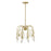 Savoy House Anholt 4Lt Convertible Semi-Flush Or Pendant, Brass