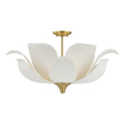 Savoy House Elsie 6 Lt Convertible Pendant, Warm Brass - 6-7163-6-322