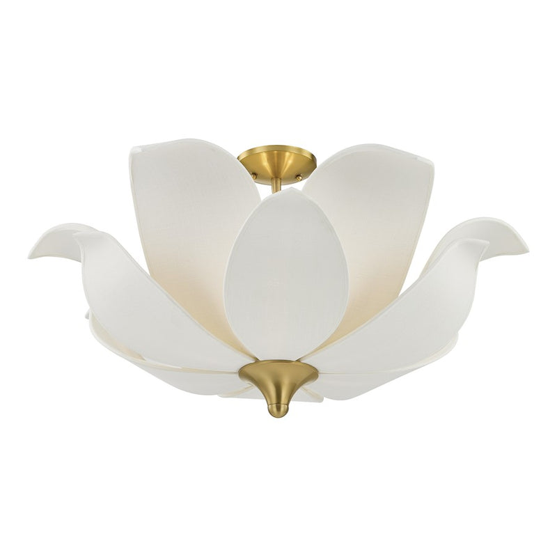 Savoy House Elsie 6 Lt Convertible Pendant, Warm Brass