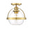 Savoy House Pendleton 1-Light Ceiling Light, Warm Brass