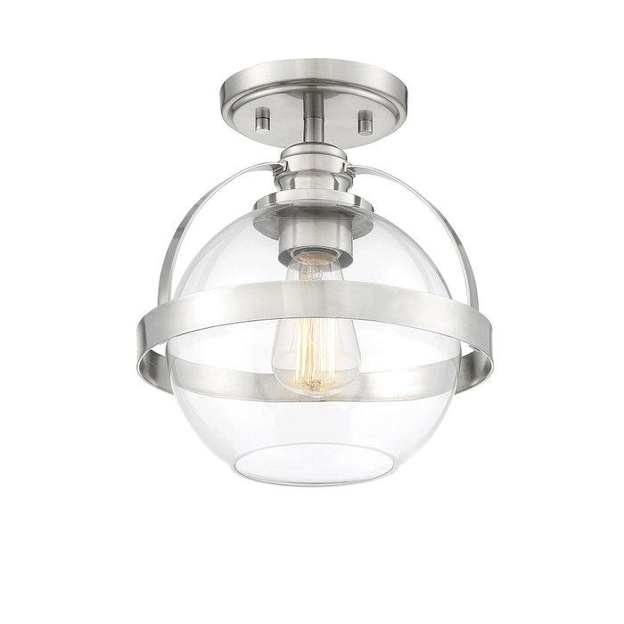 Savoy House Pendleton 1-Light Ceiling Light, Satin Nickel