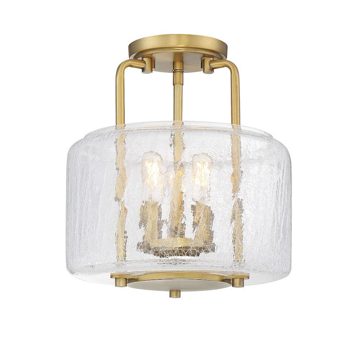 Savoy House Avalon 3-Light Ceiling Light, Warm Brass - 6-7790-3-322