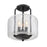 Savoy House Avalon 3-Light Ceiling Light, Black