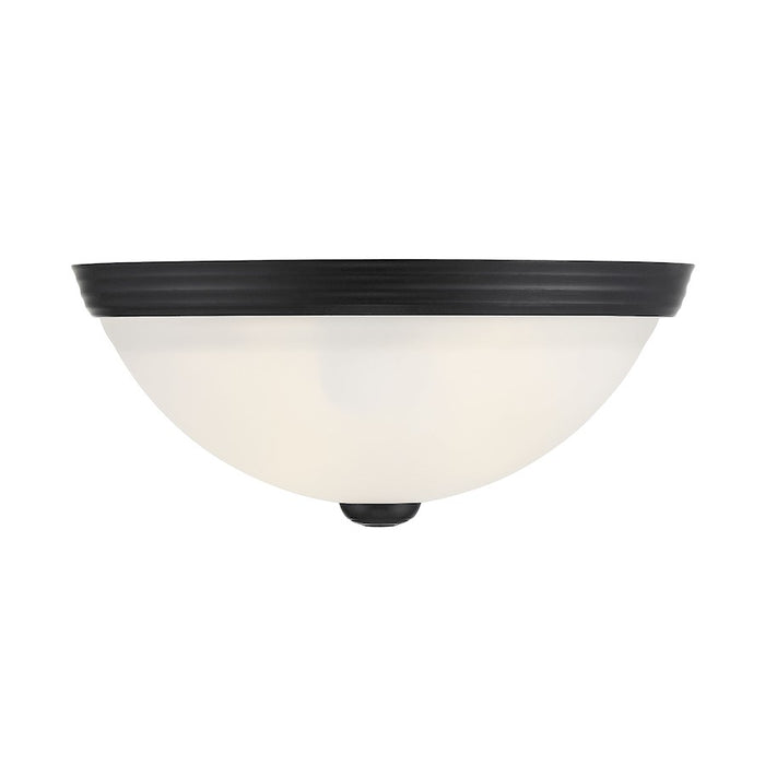 Savoy House 2-Light 11" Ceiling Light, Matte Black - 6-780-11-BK