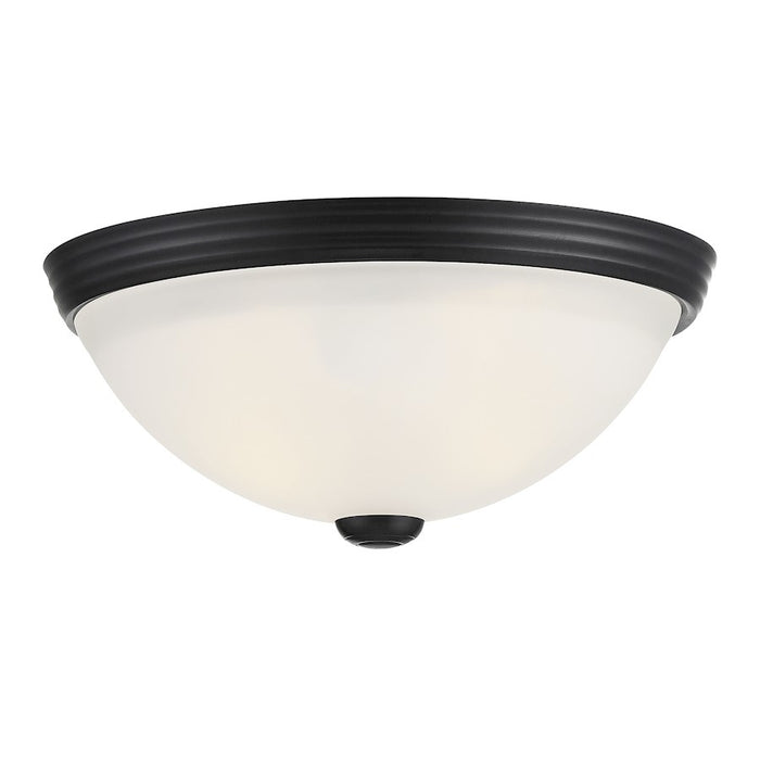 Savoy House 2-Light 11" Ceiling Light, Matte Black