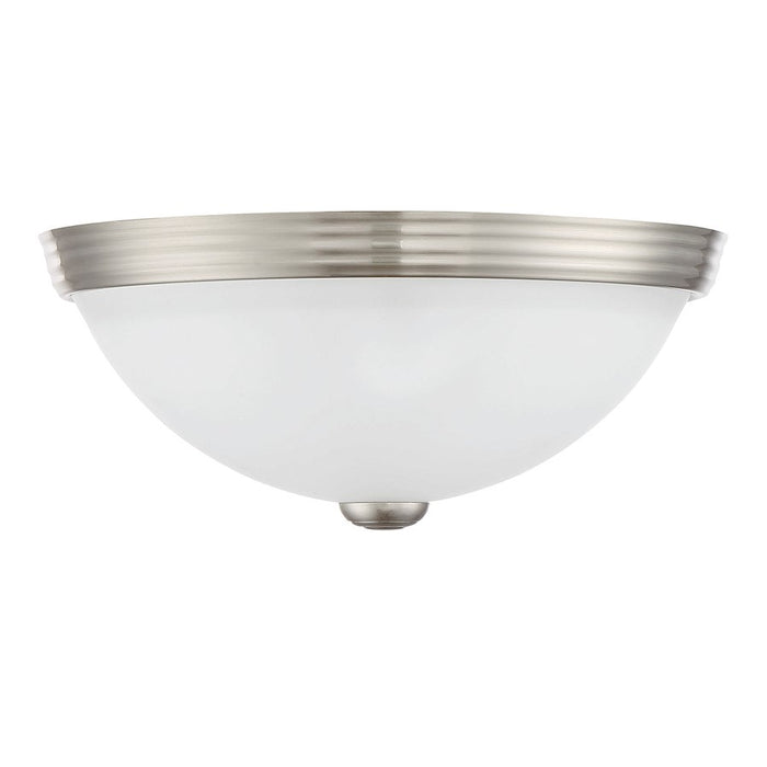 Savoy House 2-Light 4.5" Ceiling Light, Satin Nickel