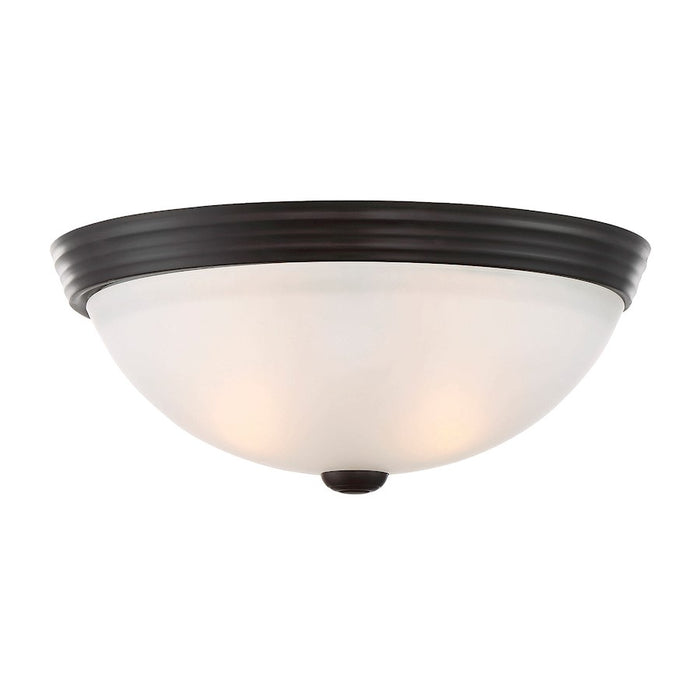 Savoy House 2-Light 13" Ceiling Light, English Bronze