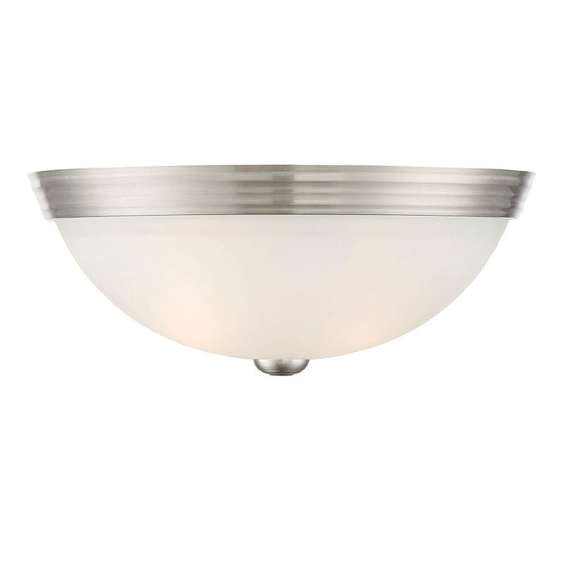 Savoy House 2-Light 5" Ceiling Light, Satin Nickel