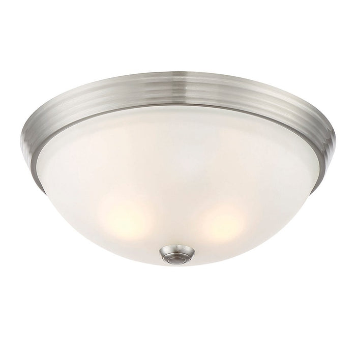 Savoy House 2-Light 5" Ceiling Light, Satin Nickel