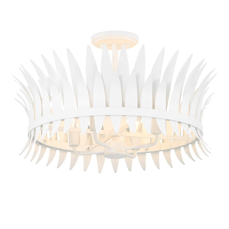 Savoy House Ensley 4-Light Ceiling Light, Bisque White