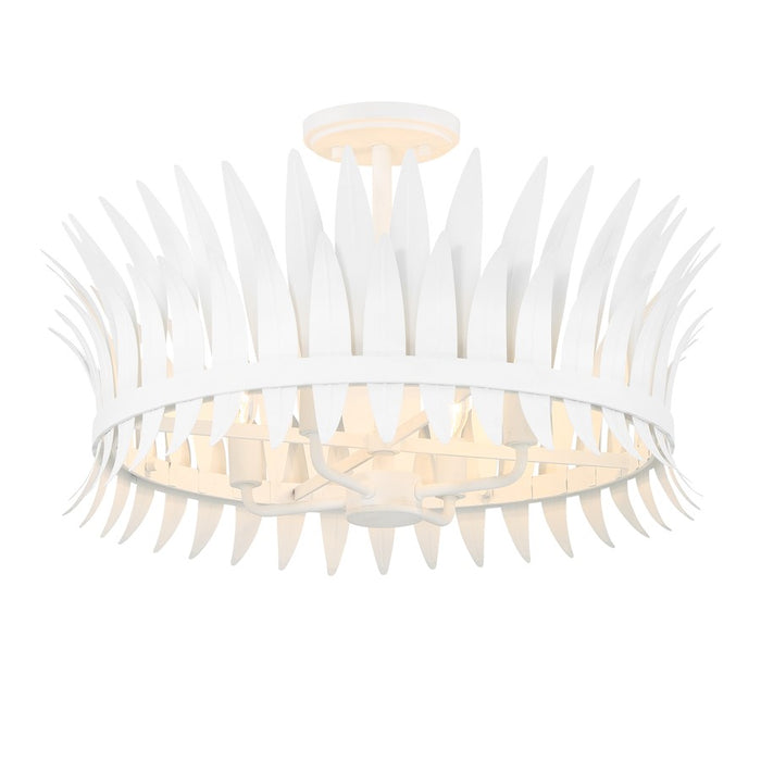 Savoy House Ensley 4-Light Ceiling Light, Bisque White