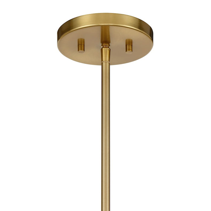 Savoy House Bailey 4 Light Convertible Semi-Flush/Pendant, Brass