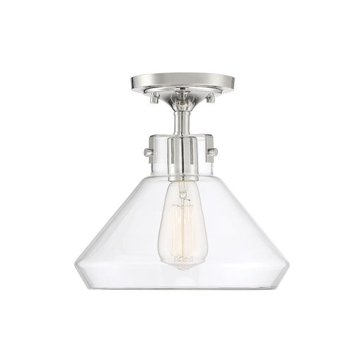 Savoy House 1 Light 5" Flush Mount, White