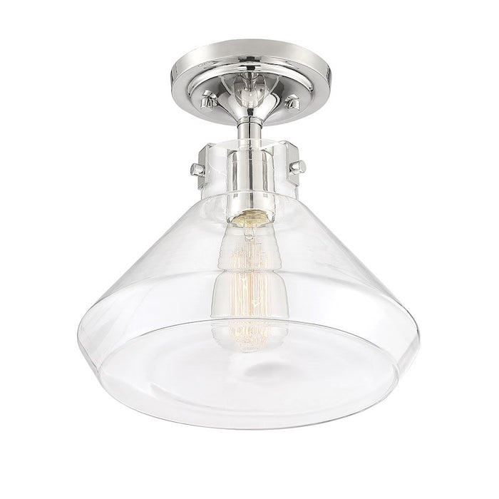 Savoy House 1 Light 5" Flush Mount, White