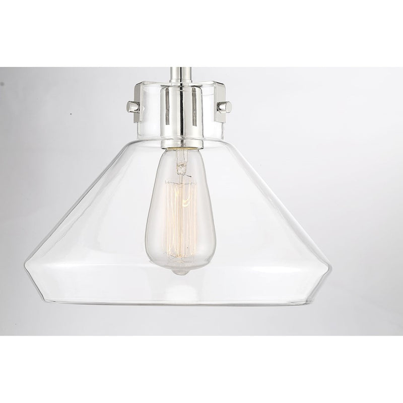 Savoy House 1 Light 5" Flush Mount, White