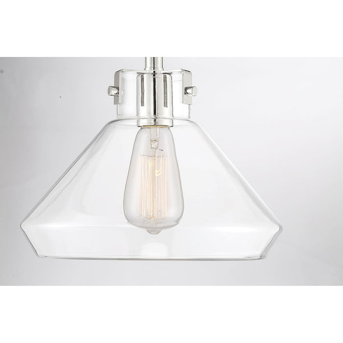 Savoy House 1 Light 5" Flush Mount, White