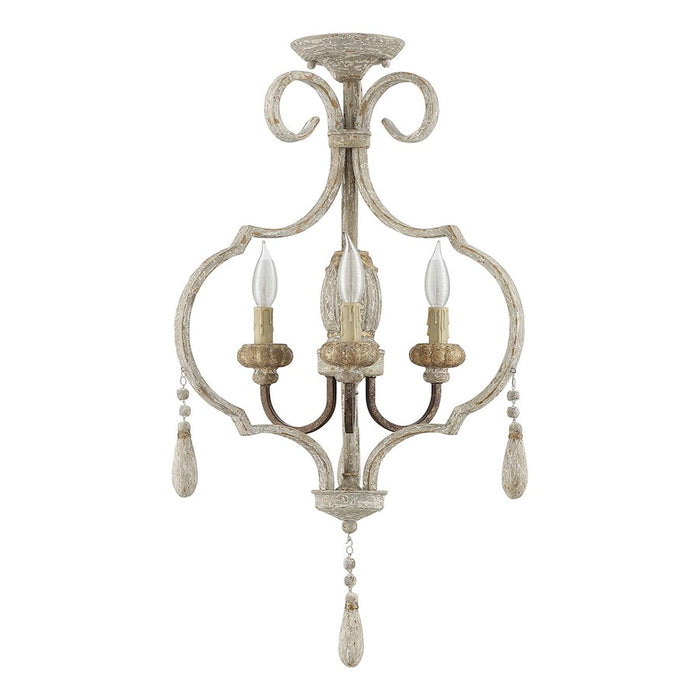Savoy House Acadia 3 Light Semi-Flush, Avignon