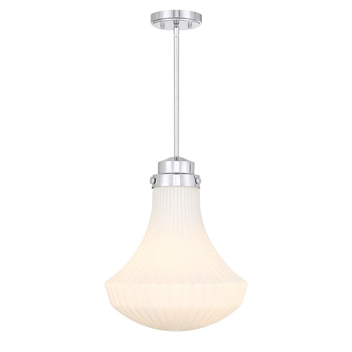 Savoy House Bartlet 1 Lt Pendant, Polished, Polished Chrome - 7-0108-1-11