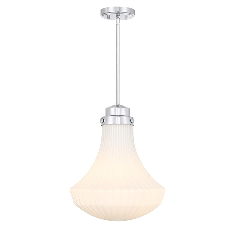 Savoy House Bartlet 1 Lt Pendant, Polished, Polished Chrome