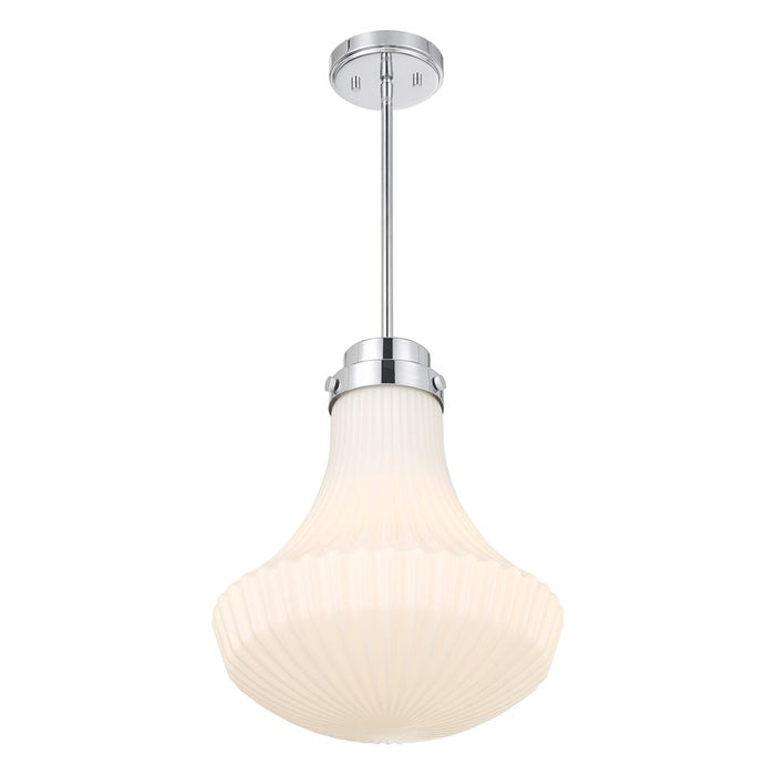 Savoy House Bartlet 1 Lt Pendant, Polished, Polished Chrome